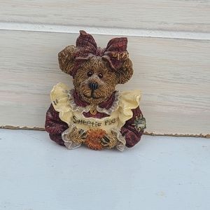 Boyds Bears Sweetie Pie Brown Bear Baking Pin